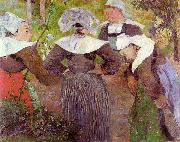 Paul Gauguin Four Breton Women oil painting picture wholesale